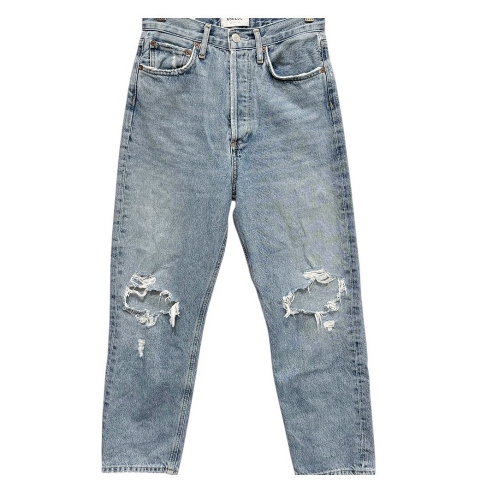 AGOLDE 90s Distressed Straight Leg Jeans Size 23